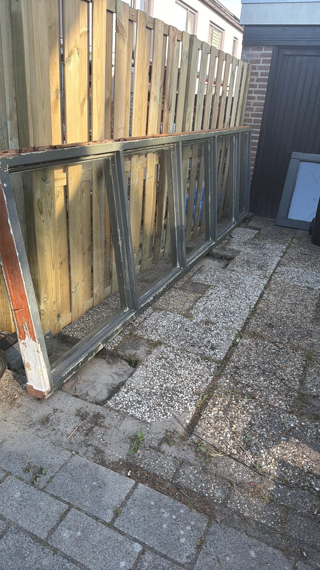 Kozijn met dubbelglas ., Ophalen of Verzenden, Zo goed als nieuw, Hout, Minder dan 3 meter