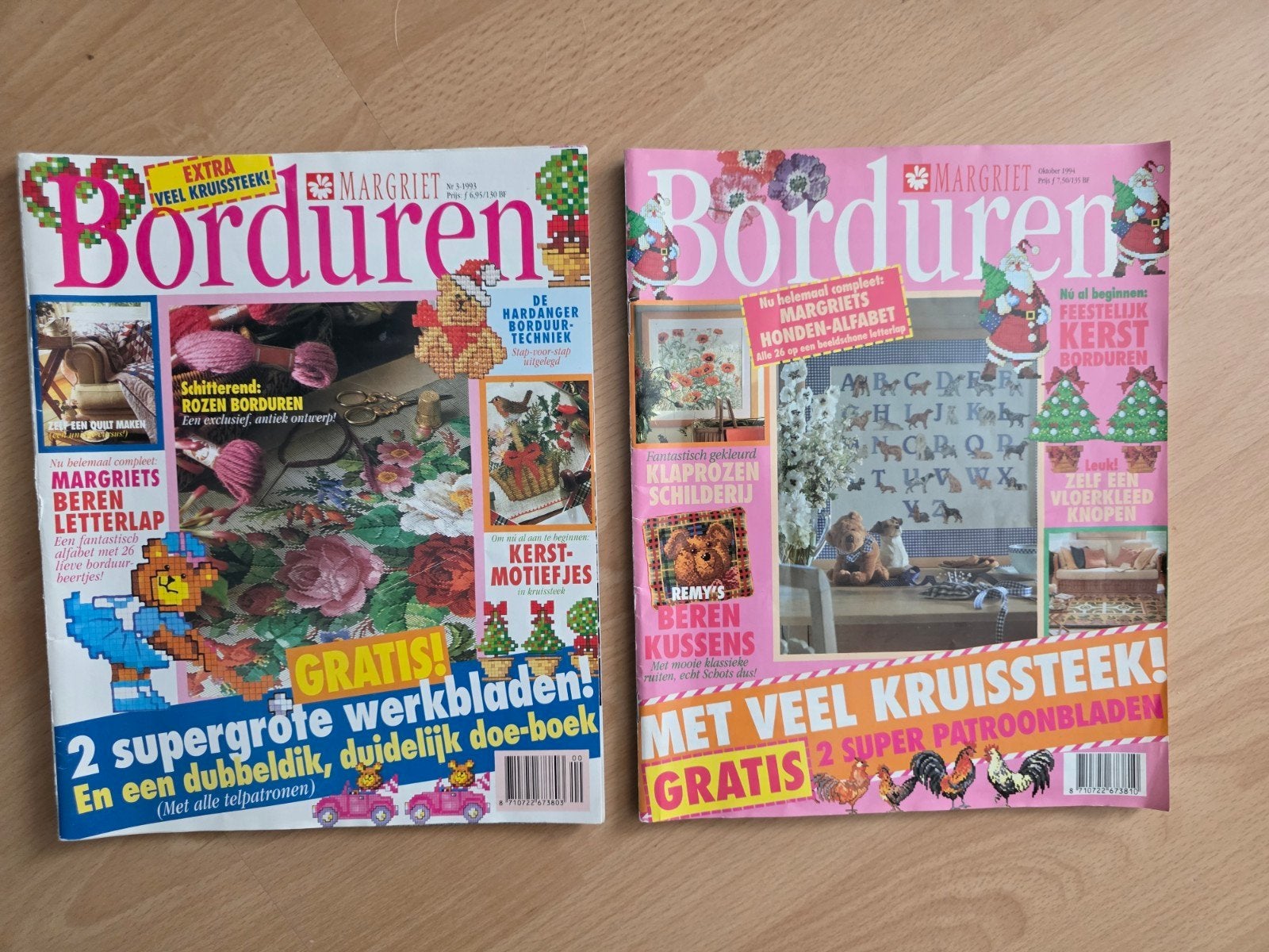 2 x Margriet borduren tijdschriften, Boeken, Ophalen of Verzenden, Nieuw, Overige typen