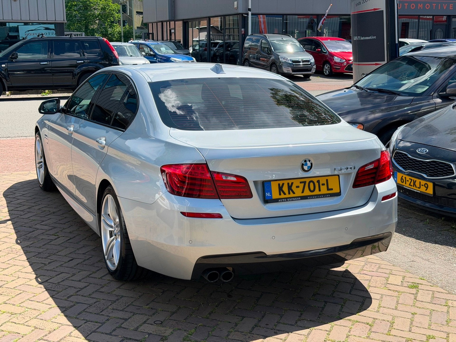 BMW 5-serie 520i M Sport Edition High Executive/Leer/Cruise/, Auto's, Dealer onderhouden, Achterwielaandrijving, Gebruikt, Euro 6