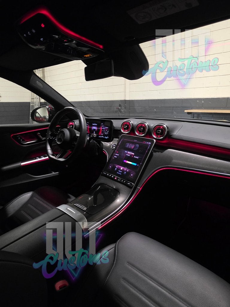 Mercedes W206 C Klasse Sfeerverlichting Ambient Light Inbouw, Ophalen, Info@dvtcustoms.nl, Mercedes-Benz, DVT Customs