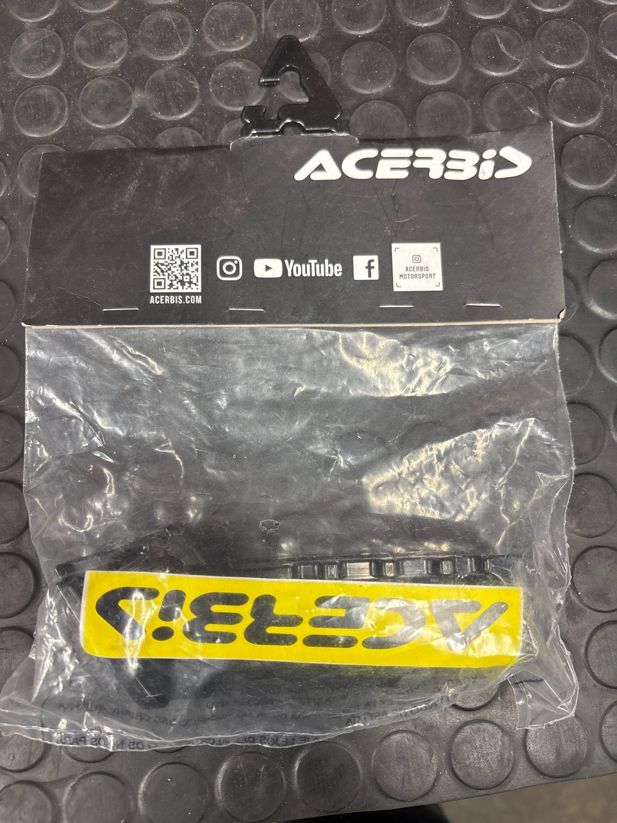 2x Acerbis Kettinggeleider Replica Zwart voor H CR CRF 07, Ophalen of Verzenden, Nieuw