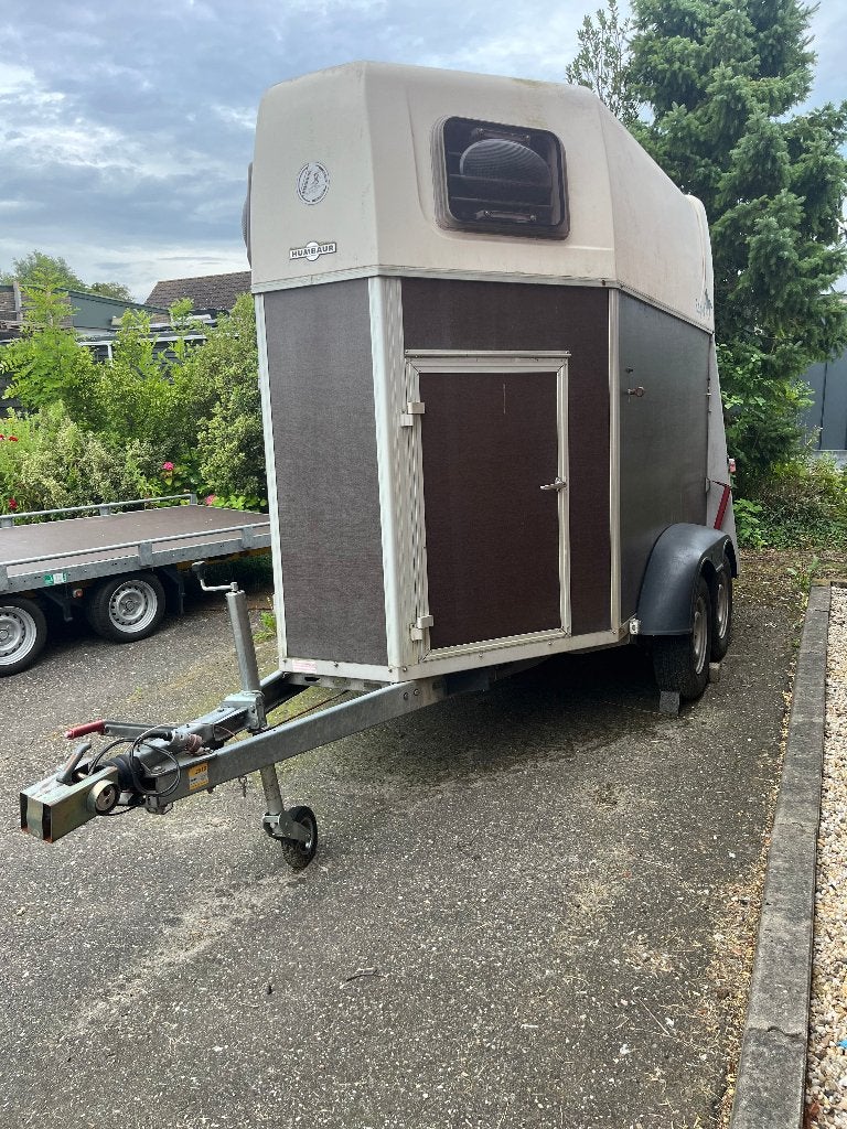 paarden trailer, Dieren en Toebehoren, Paarden en Pony's | Trailers en Aanhangwagens, Ophalen, Gebruikt, Overige materialen, 2-paards trailer