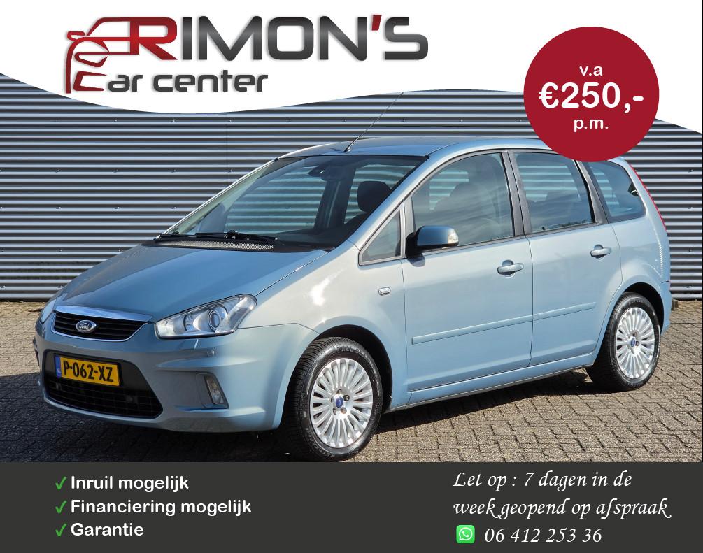 Ford C-Max 2.0-16V Automaat Airco Navi Carplay Carplay, Auto's, Ford, Gebruikt, Bedrijf, Euro 4, Parkeersensor