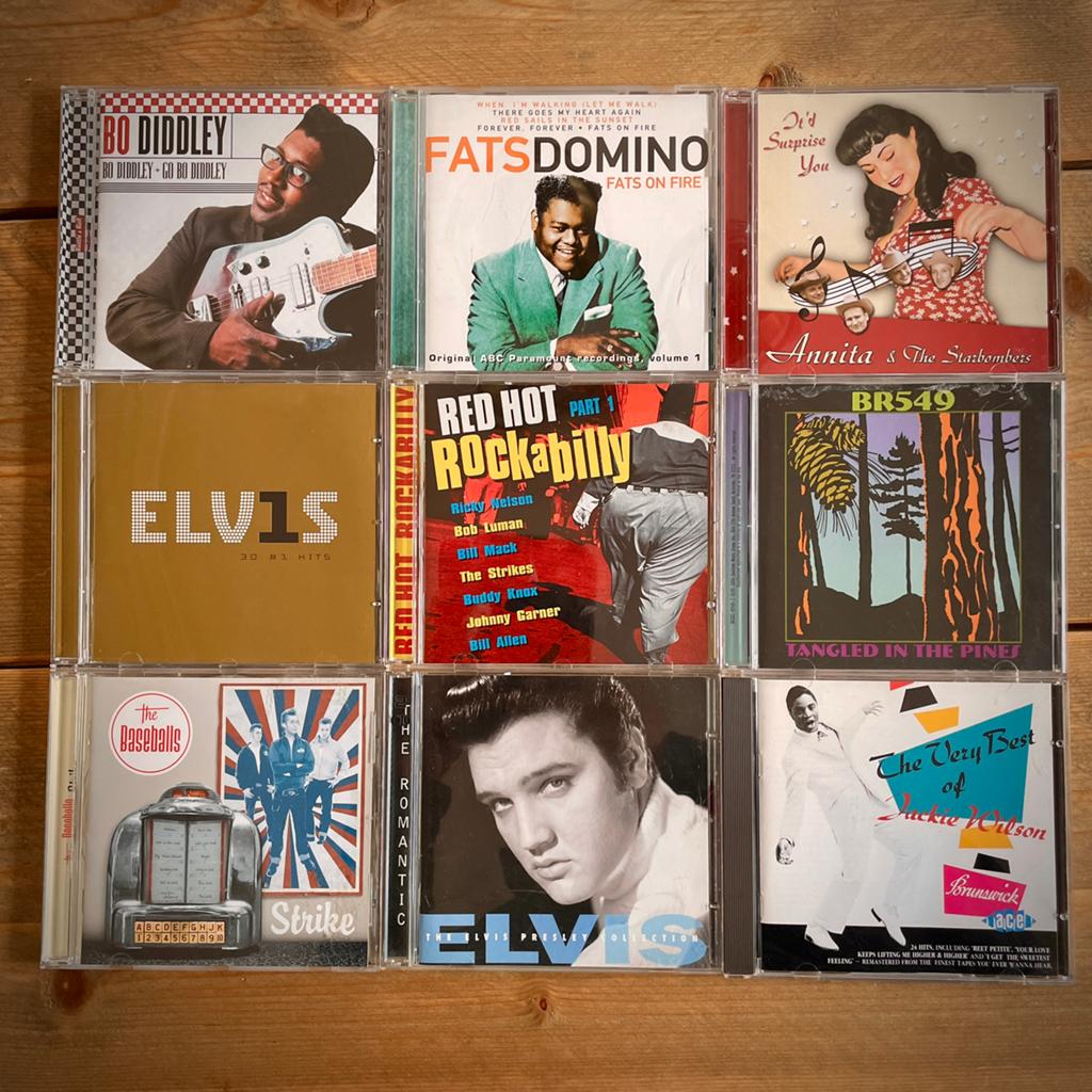 Verzameling Rock&Roll RockaBilly cd’s, Verzenden, Zo goed als nieuw