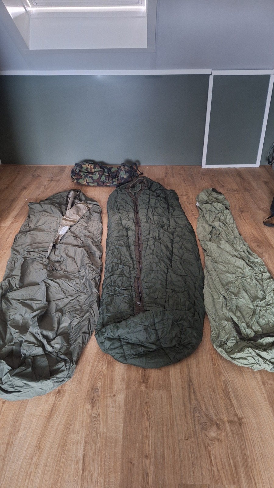 M90 Slaapzak compleet met lakenzak, goretex hoes en tas, Ophalen of Verzenden, Zo goed als nieuw