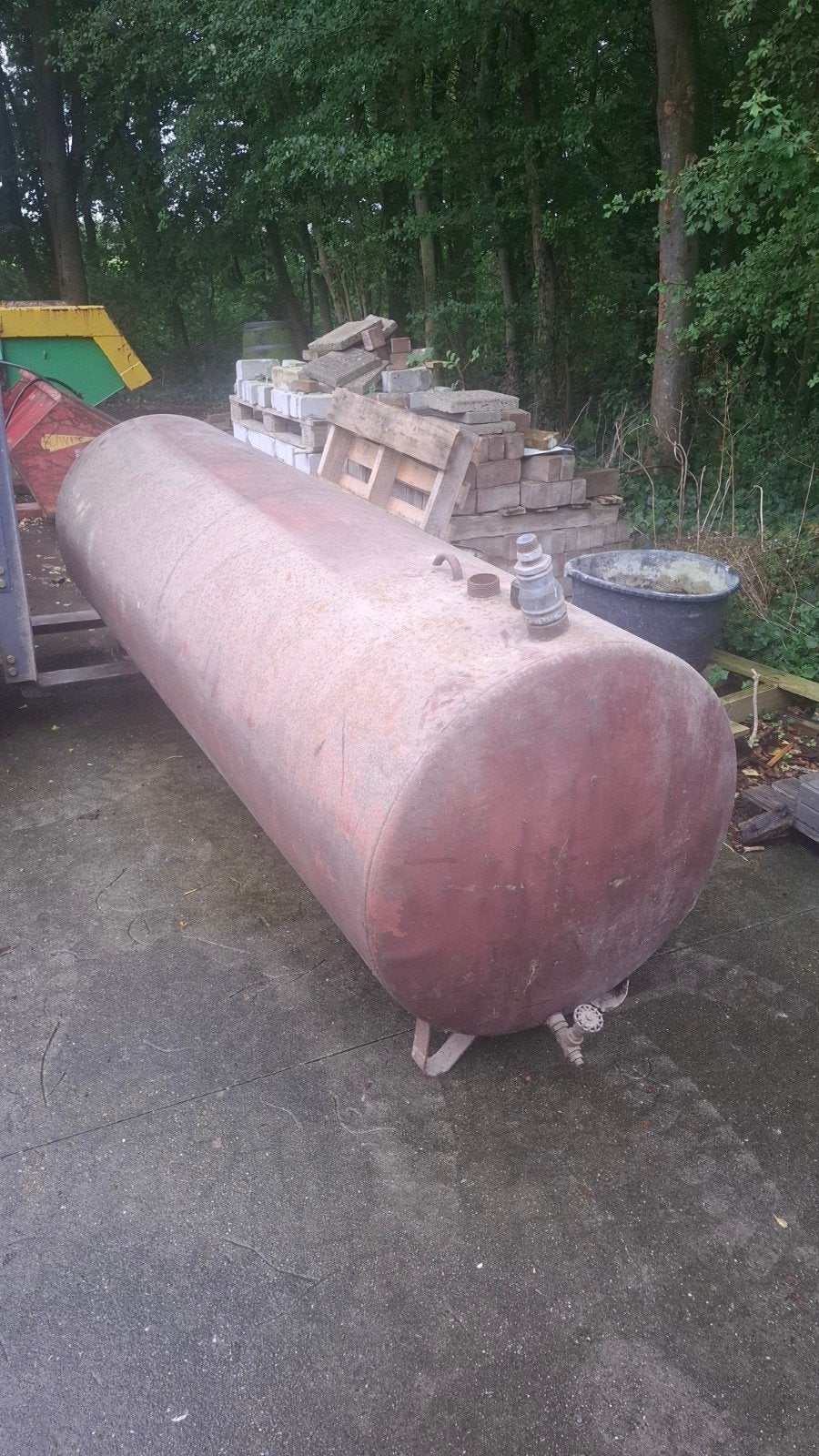 Tank voor barbeque/ carbidschieten/watervoorraad, Tuin en Terras, 150 liter of meer, Ophalen, Metaal
