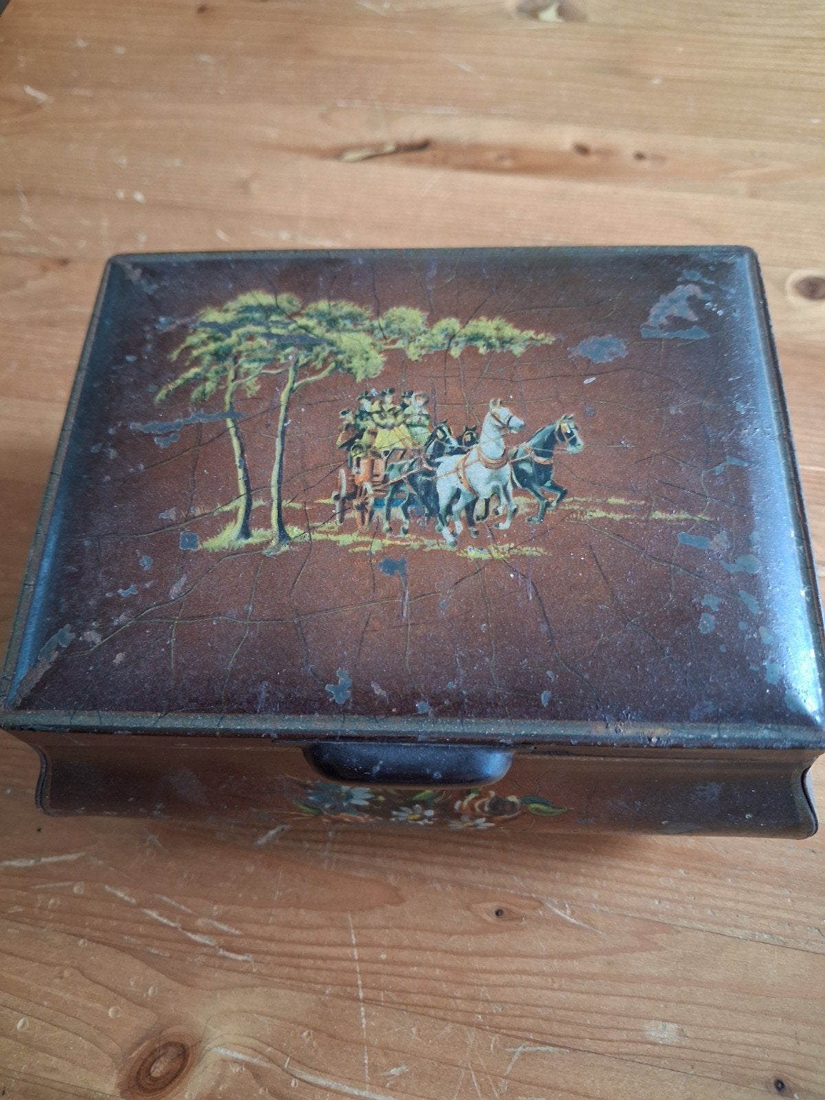 Douwe Egberts Pickwick theeblik, Ophalen of Verzenden, Gebruikt, Thee, Douwe Egberts