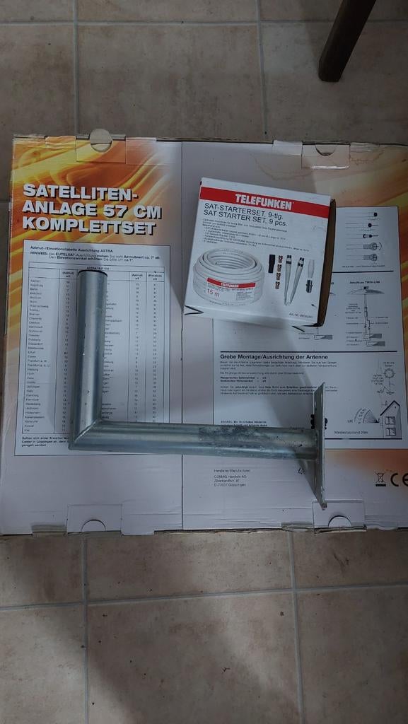 SCHOTELANTENNE NIEUW COMPLEET, Ophalen of Verzenden, Nieuw, Overige merken