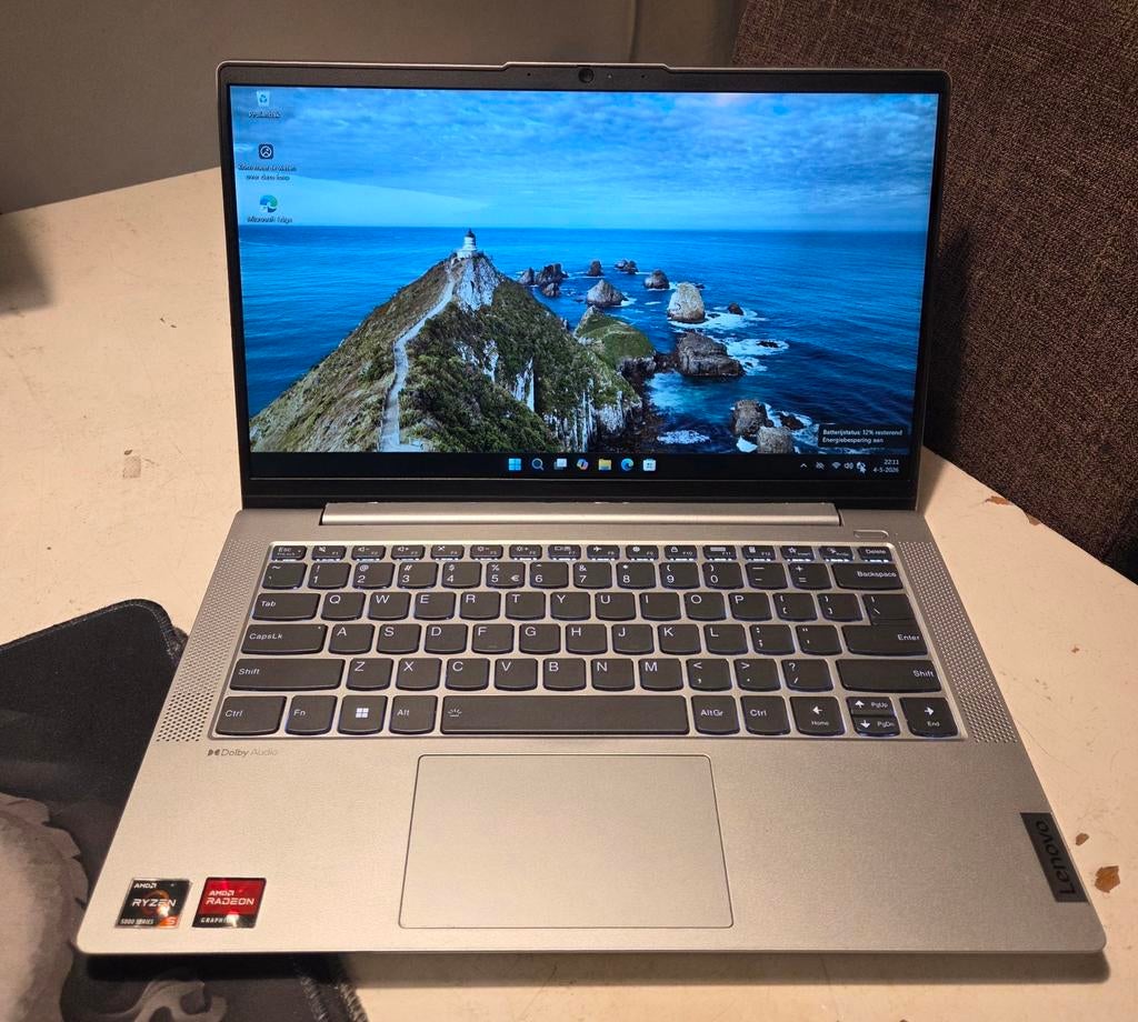 Laptop Lenovo ideapad 5 - 14 ABA7 - 256 GB - 8 GB -, 14 inch, Qwerty, 8 GB, Ophalen of Verzenden