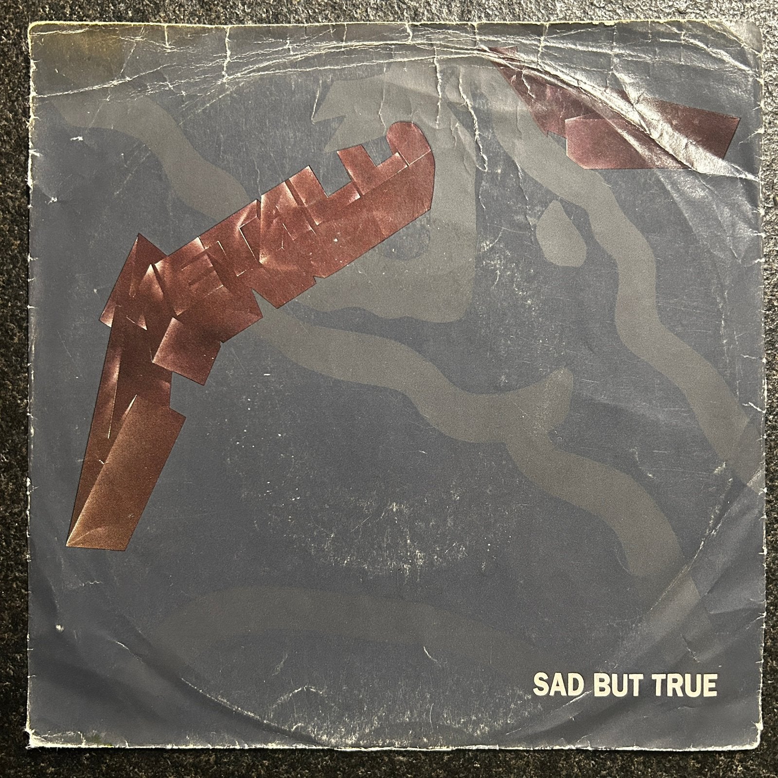 Metallica - Sad But True/So What, 7” Single., Cd's en Dvd's, Vinyl | Hardrock en Metal, Ophalen of Verzenden, Zo goed als nieuw