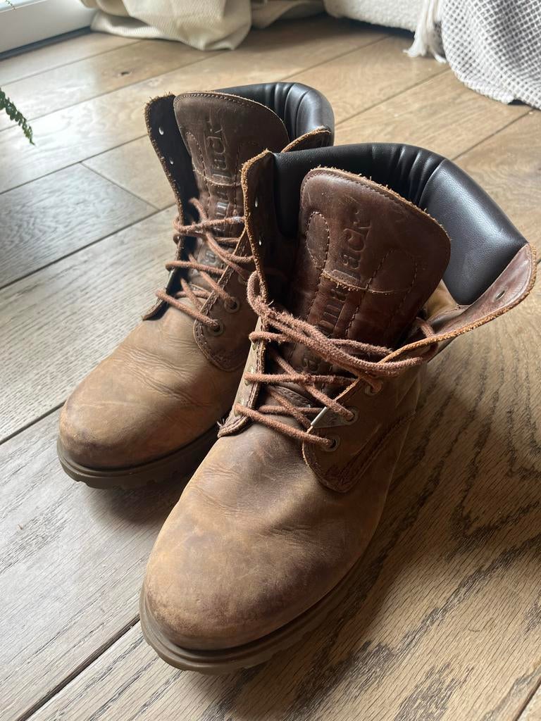 Panama Jack bruine leren laarzen - Maat 41, Ophalen of Verzenden, Gedragen, Bruin, Boots