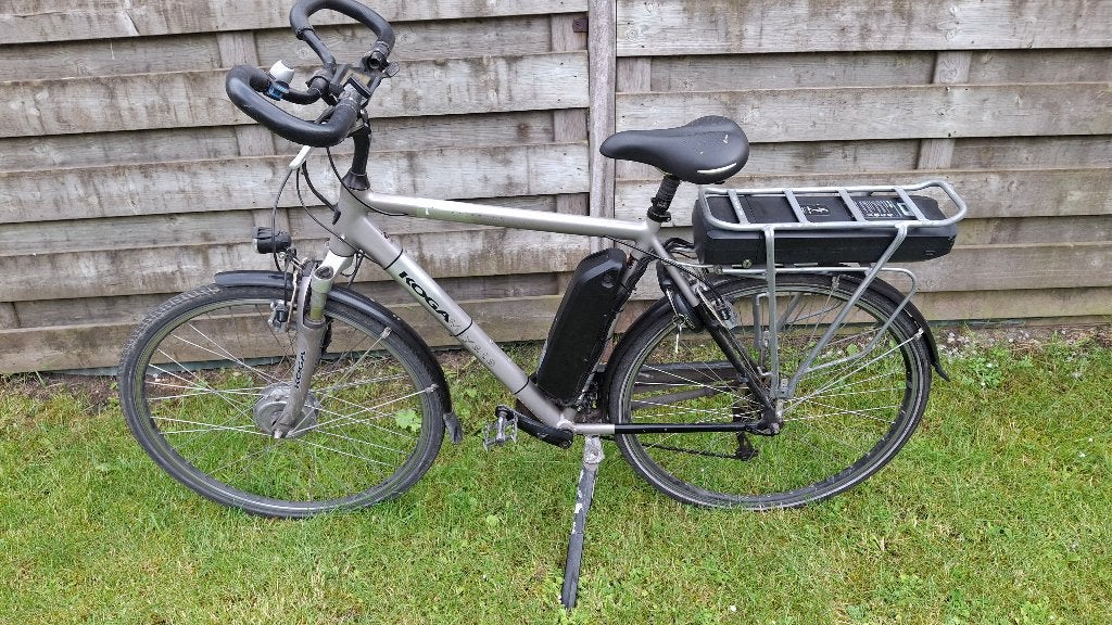 Te koop een fijne Koga Miyata fiets elektrisch ondersteund., Gebruikt, Velgrem, Versnellingen, 53 tot 57 cm