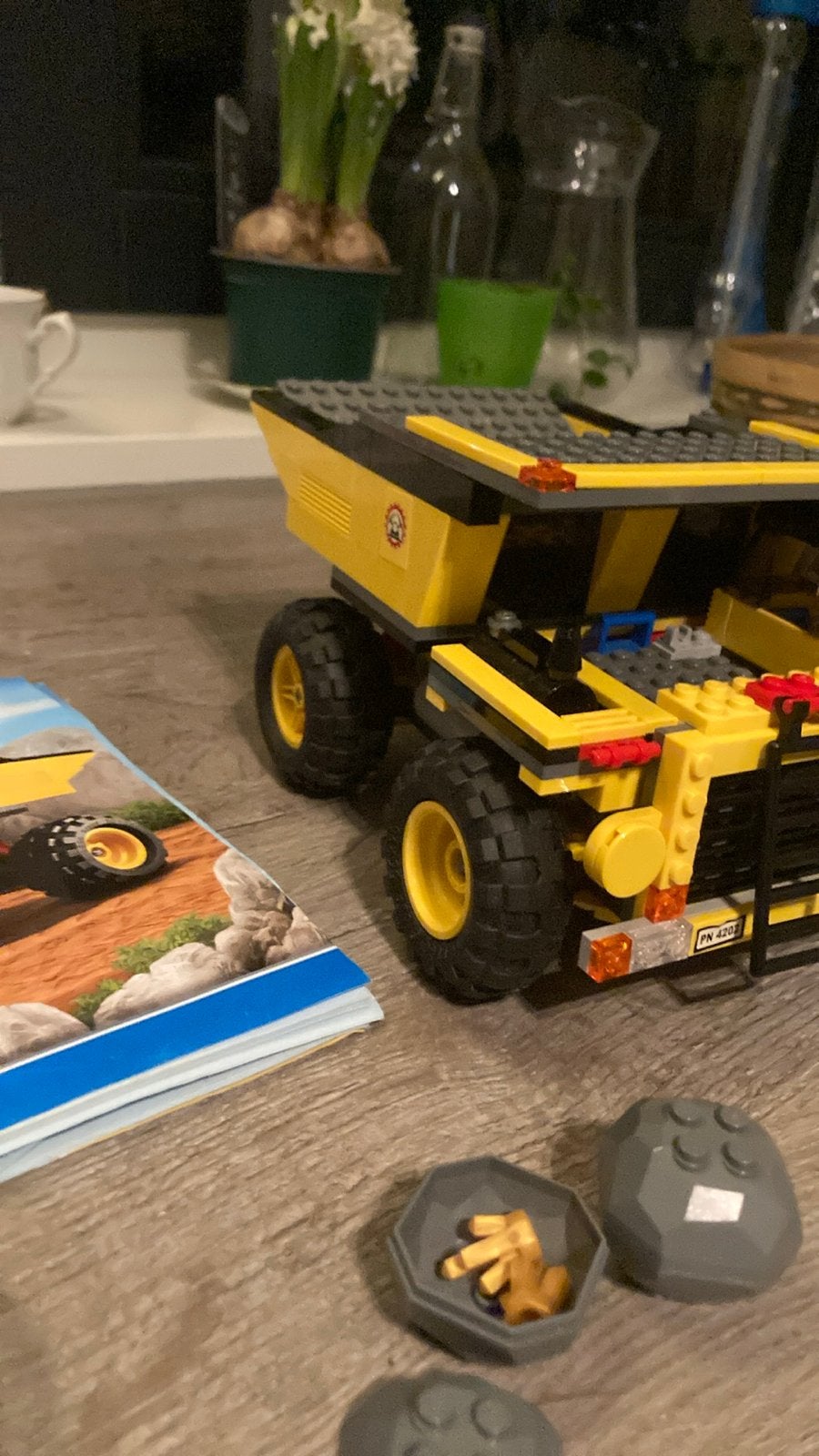 LEGO City 4202 Mijnbouw Vrachtwagen met Figuur, Ophalen of Verzenden, Zo goed als nieuw, Overige merken