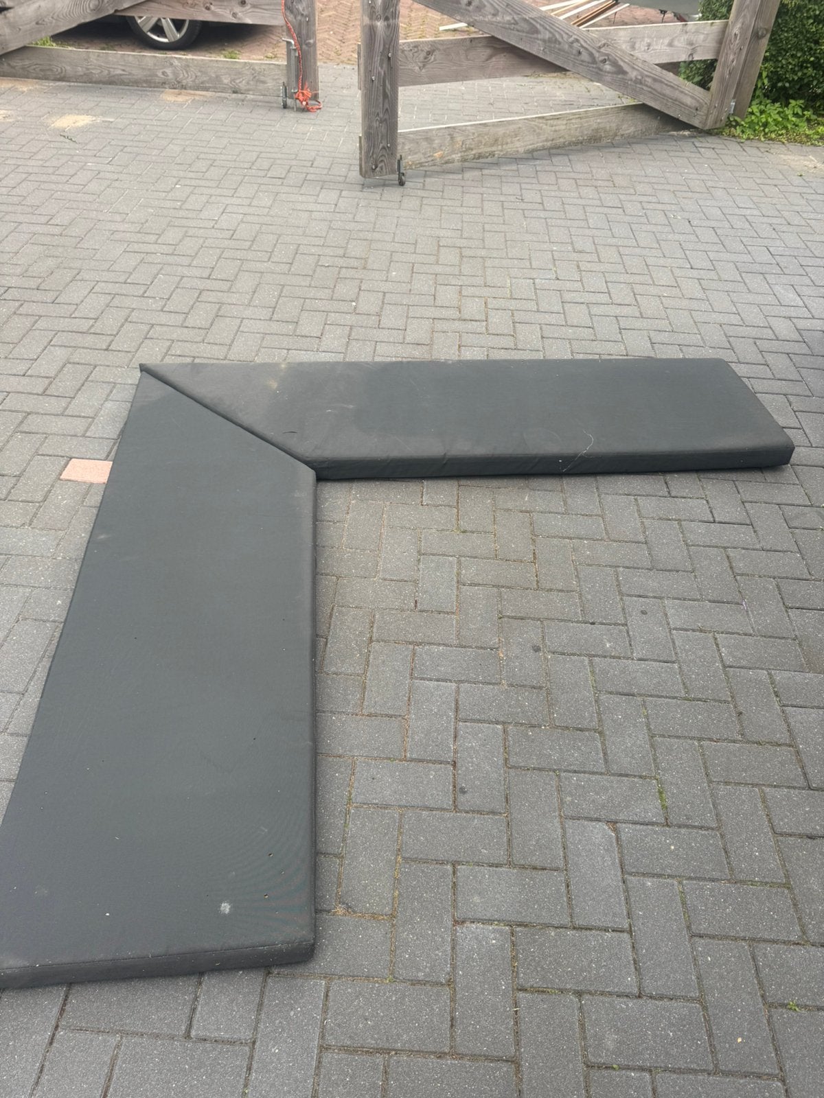 Loungebank kussens, Ophalen, Gebruikt