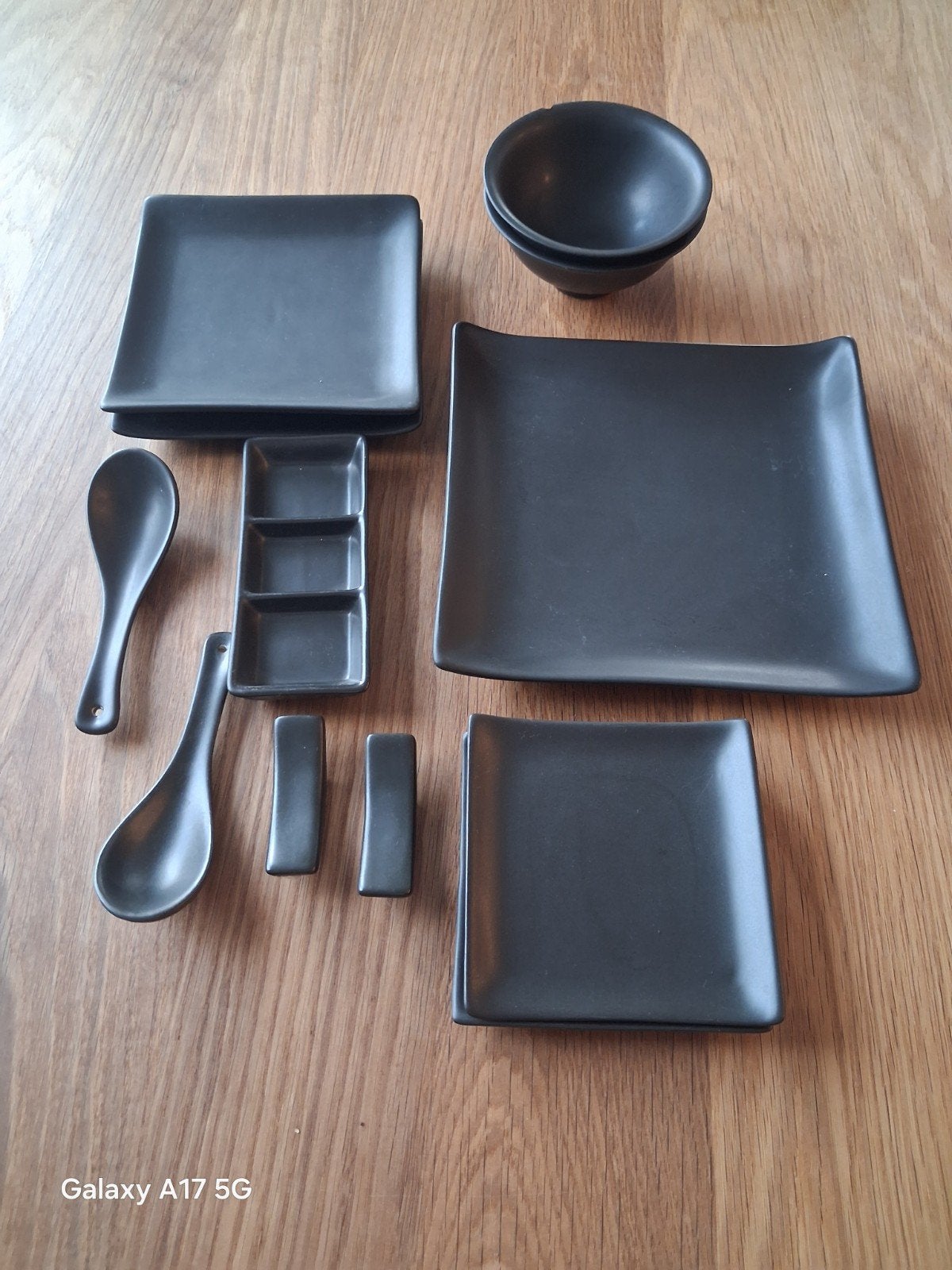 oosterse set zwart, Huis en Inrichting, Ophalen, Aziatisch, Overige merken, Keramiek