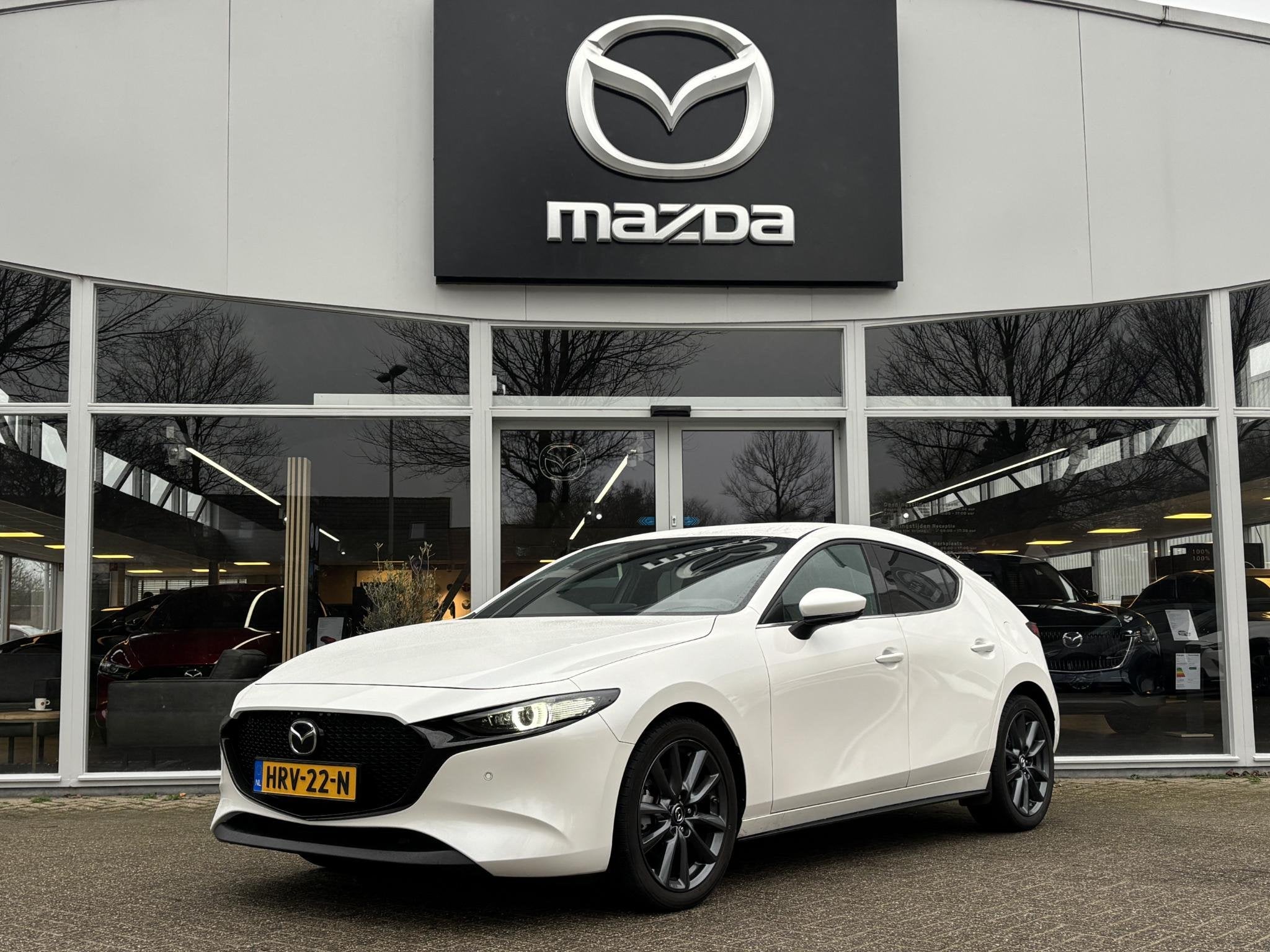 Mazda 3 2.5 e-SkyActiv-G M Hybrid 140 Exclusive-line NL- Aut, Voorwielaandrijving, 12 maanden, Stof, Gebruikt