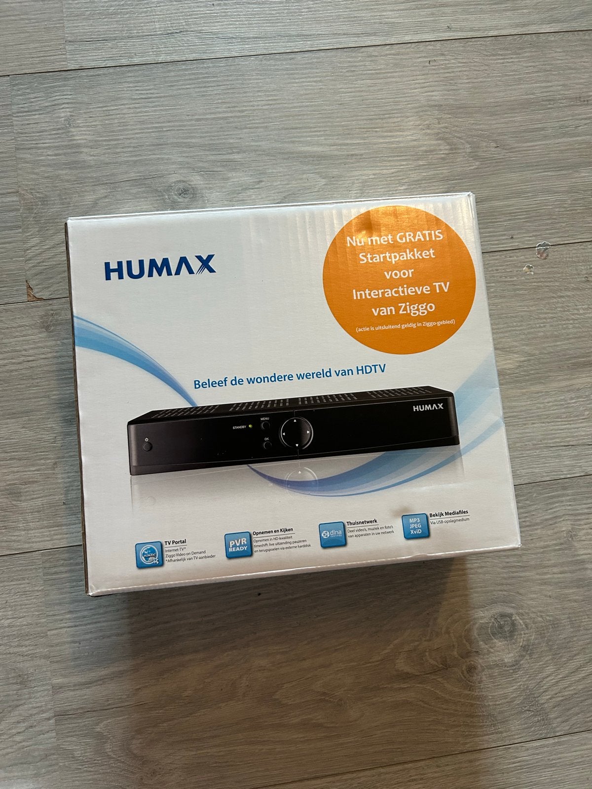 Humax IRHD-5300C Digitale HDTV Kabelontvanger Ziggo, Audio, Tv en Foto, Decoders en Harddiskrecorders, Verzenden, Nieuw, Decoder