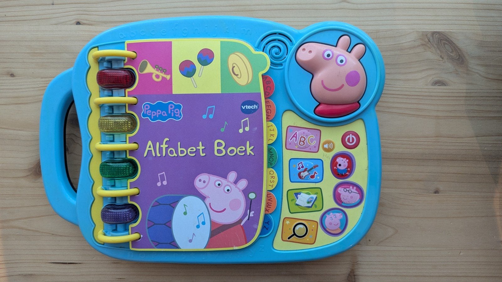 VTech Peppa Pig Alfabet Boek - Interactief Speelgoed, Ophalen, Zo goed als nieuw, Overige typen, Met geluid