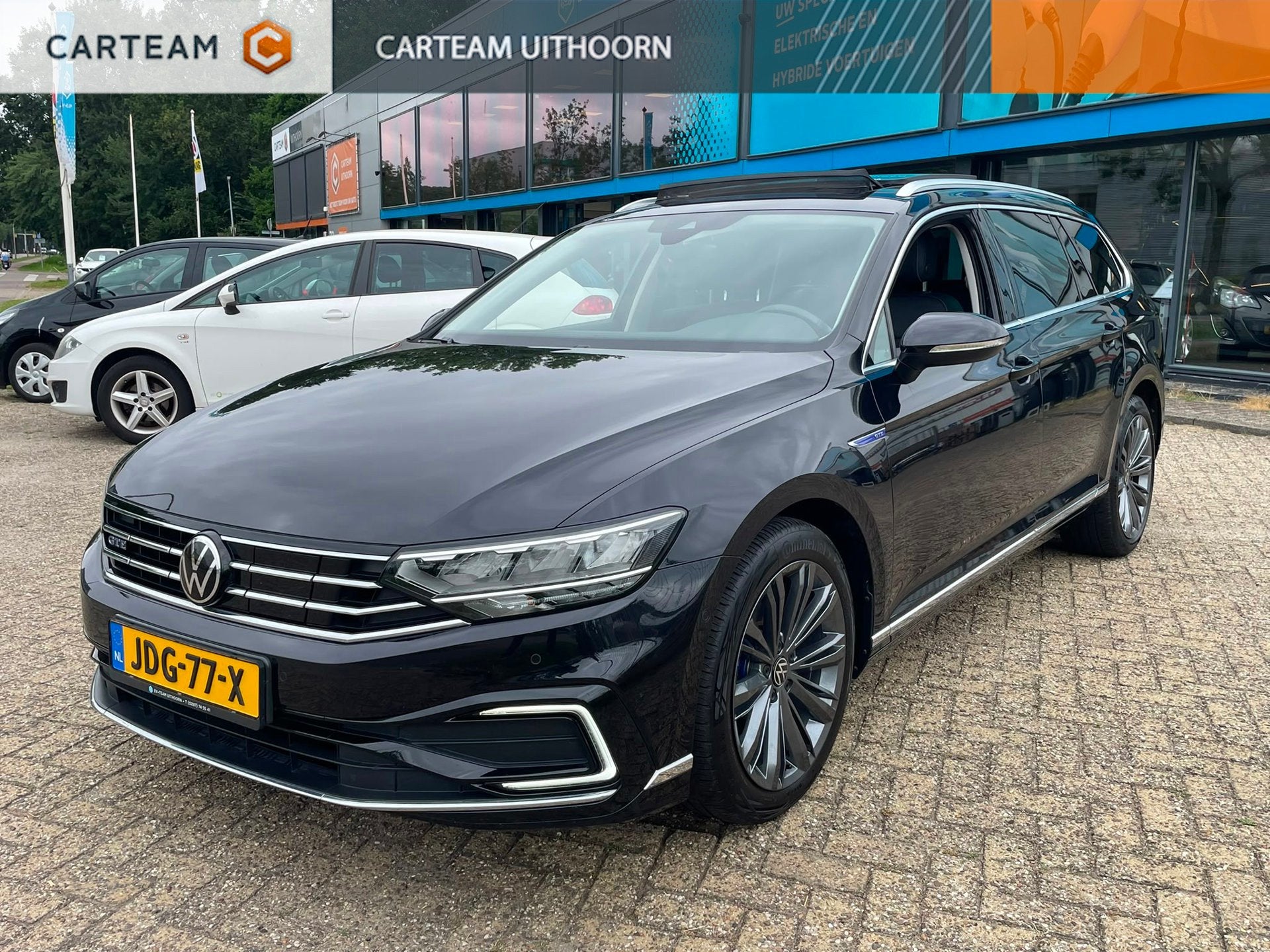 Volkswagen Passat Variant 1.4 TSI PHEV GTE Business, Panoram, Auto's, Volkswagen, Gebruikt, Automatische klimaatregeling, Zwart