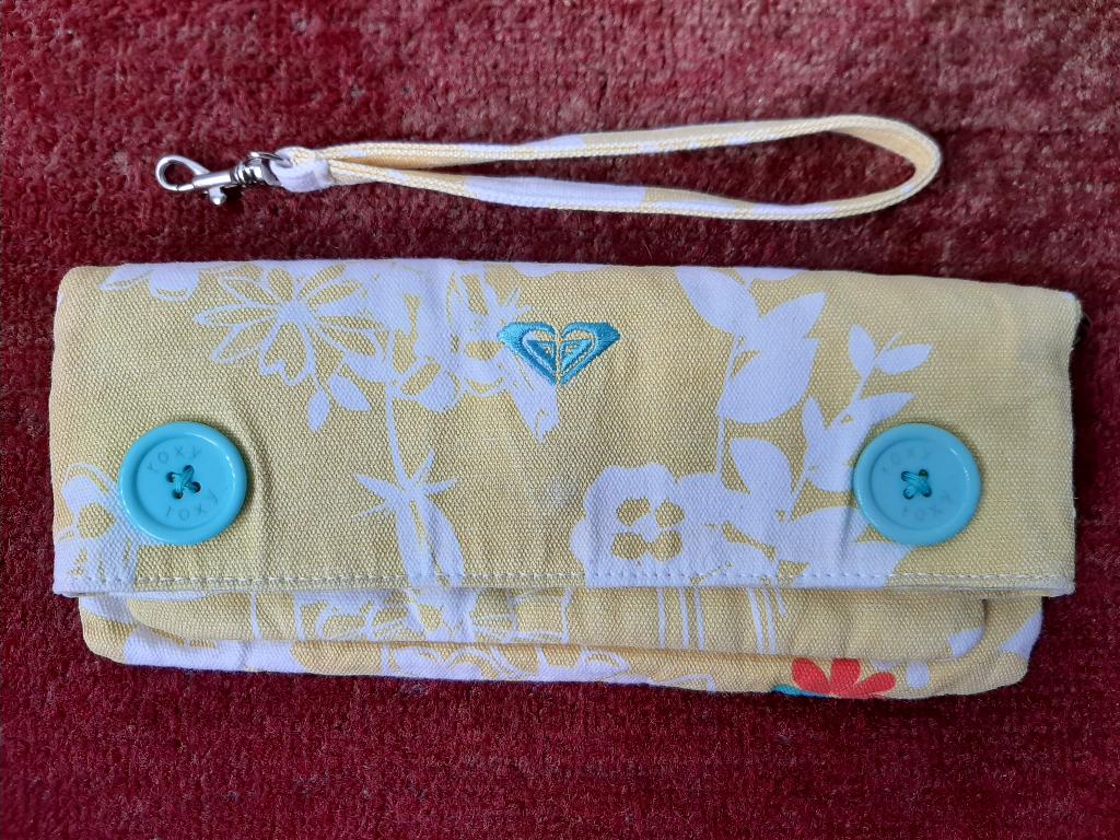 Roxy handtas, clutch, zgan!, Ophalen of Verzenden, Zo goed als nieuw, Geel, Avondtasje