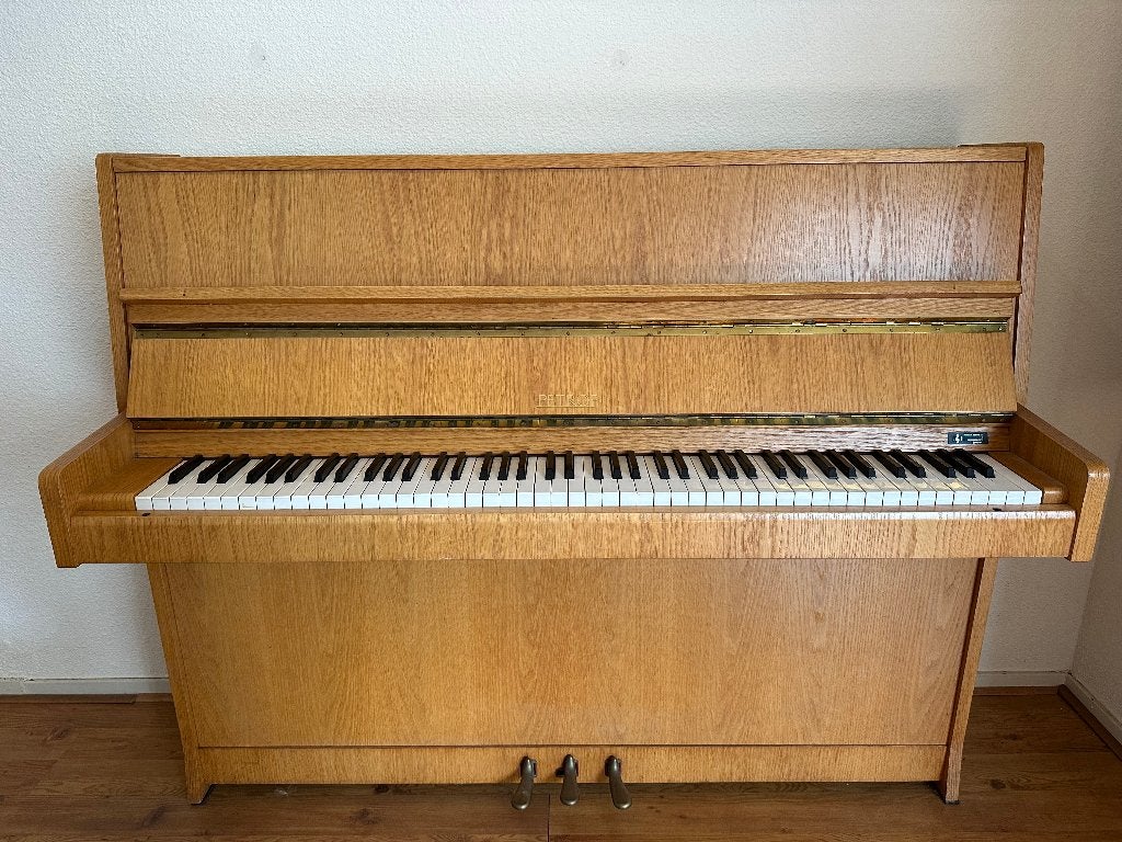 Petrof piano - eiken uitvoering, Muziek en Instrumenten, Piano's, Ophalen, Gebruikt, Bruin, Piano