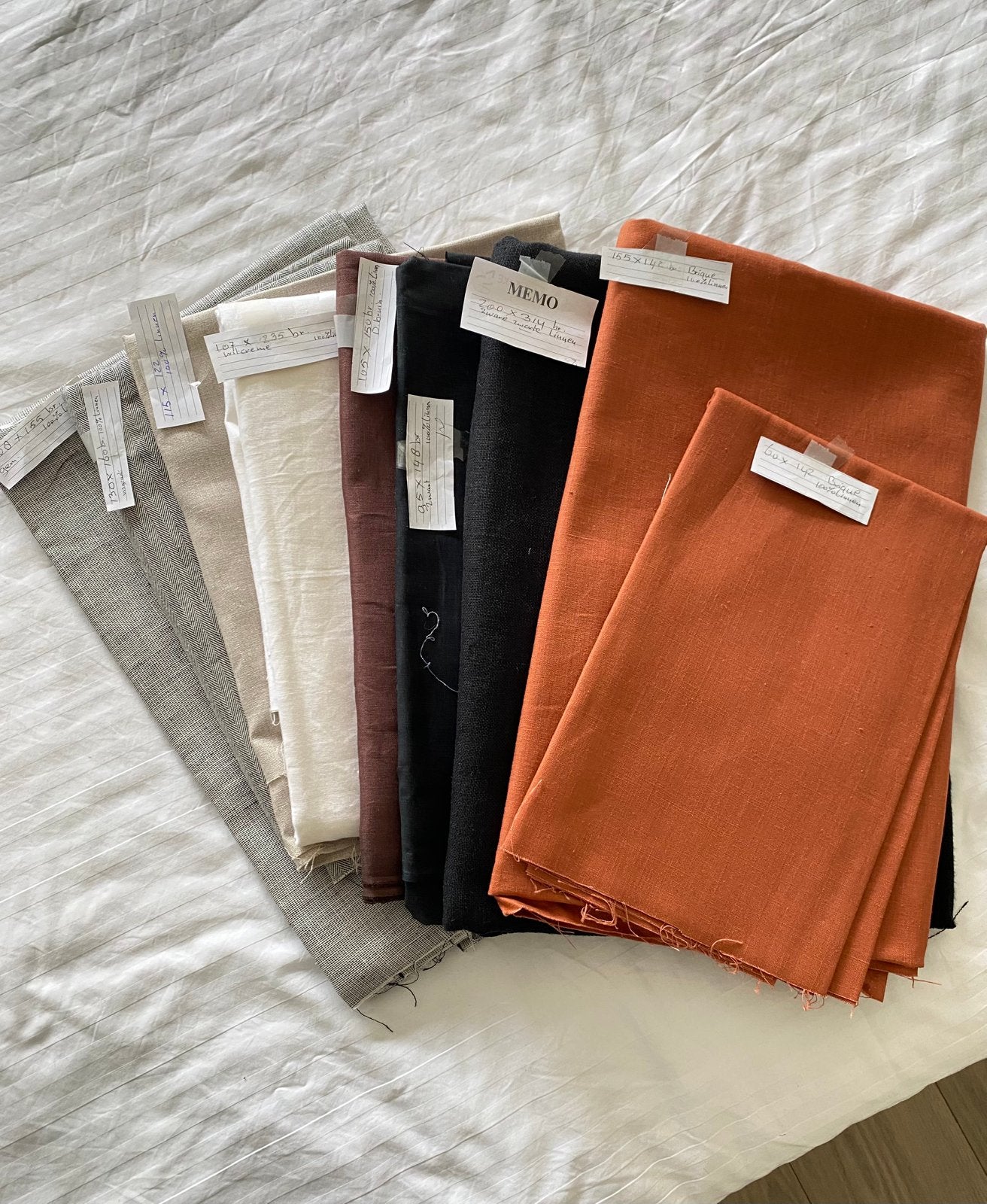 Linnen 100% coupons, Ophalen, 120 cm of meer, Zo goed als nieuw, Linnen
