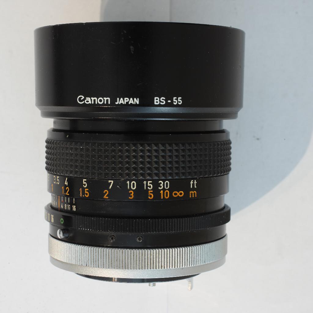 Canon vintage objectief FD 50 mm 1:1.4 S.S.C., Ophalen of Verzenden, Gebruikt, Standaardlens