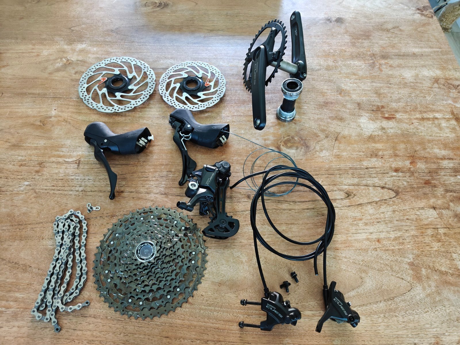 Shimano Cues 600 1x11 gravel groepset, Overige typen, Nieuw, Ophalen of Verzenden, Gravelbike