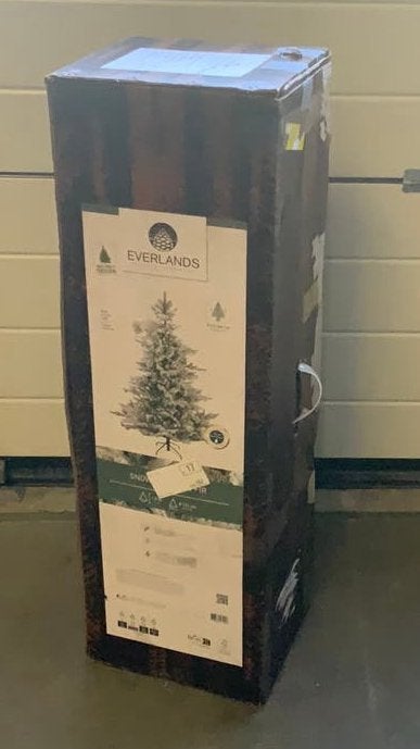 Everlands - Grandis Fir Snowy Groen - Ø132xH180 cm, Diversen, Kaemingk, Ophalen of Verzenden, Zo goed als nieuw, Broekstraat 13 7122mn aalten