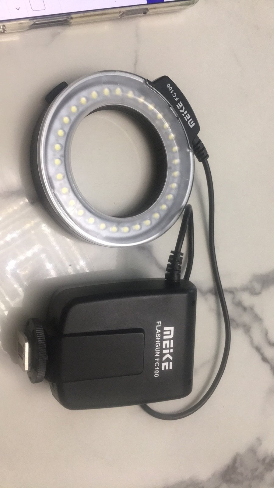 Macro Ringflitser -led ringlicht  ringlamp voor canon, Audio, Tv en Foto, Fotografie | Fotostudio en Toebehoren, Ophalen of Verzenden