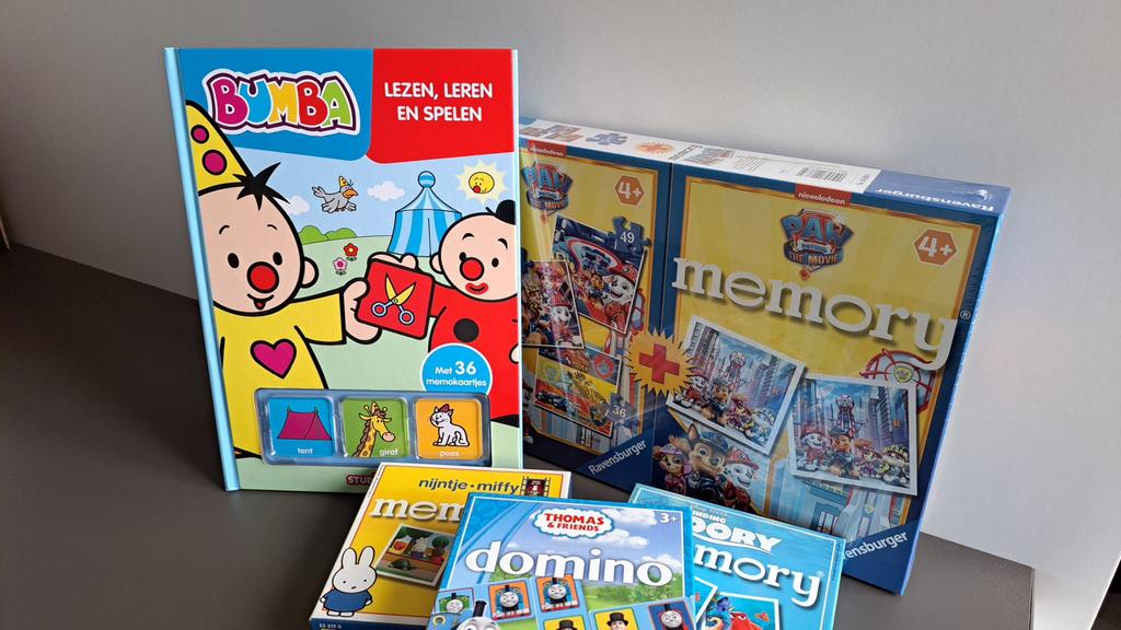 Spellenpakket voor kinderen: Memory, Domino en meer!, Tickets en Kaartjes