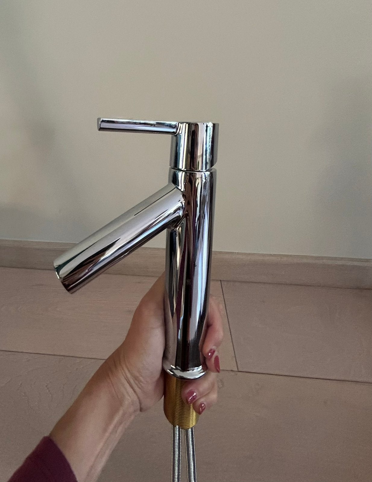 AXOR Starck design wastafelkraan Hansgrohe 10003000 (nieuw), Ophalen, Zo goed als nieuw, Chroom, Kraan