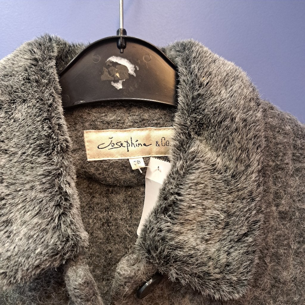 Josephine & Co blazer vestje wol + alpaca grijs mt 38 47888, Maat 38/40 (M), Josephine & Co, ., Ophalen of Verzenden