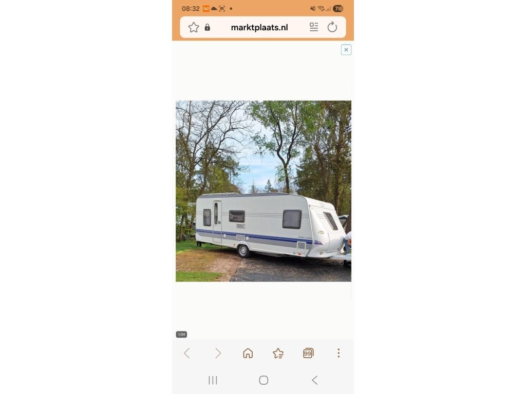 Hobby Hobby 560kmfe (1054354), Caravans en Kamperen, Hobby, Particulier, 6 tot 7 meter, Tot en met 6