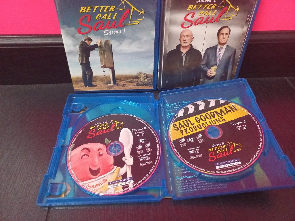 better call saul seizoen 1 tot en met 3 op dvd, Cd's en Dvd's, Dvd's | Tv en Series, Alle leeftijden, Ophalen of Verzenden, Zo goed als nieuw