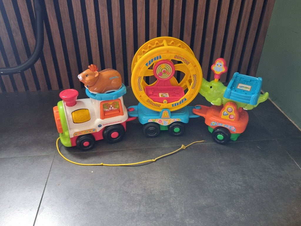 Vtech Zoef Zoef dierentrein, Kinderen en Baby's, Speelgoed | Vtech, Ophalen of Verzenden, Gebruikt, 6 maanden tot 2 jaar