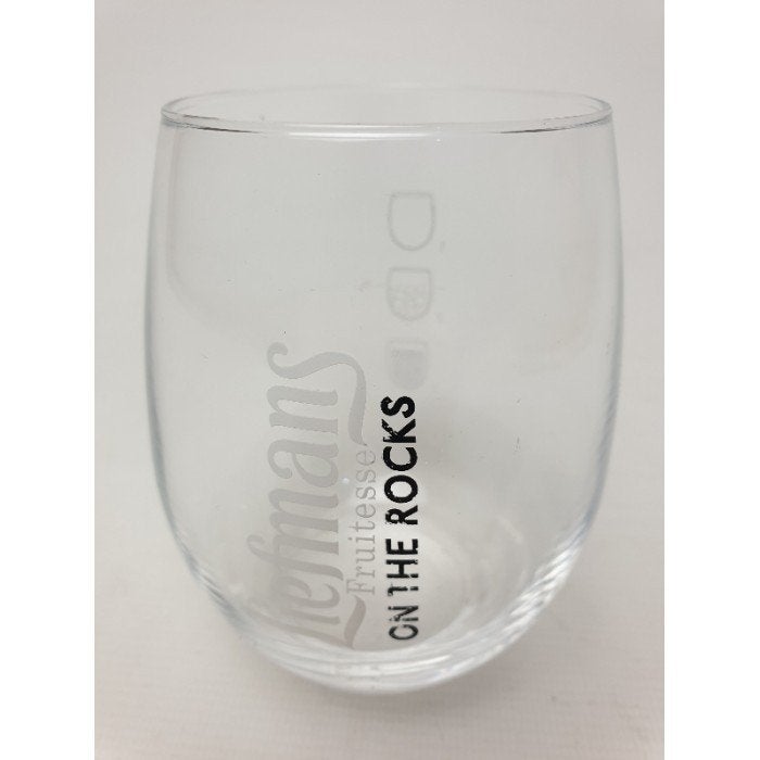 # Liefmans on the rocks glas fruitesse, Ophalen of Verzenden, Gebruikt, Bierglas