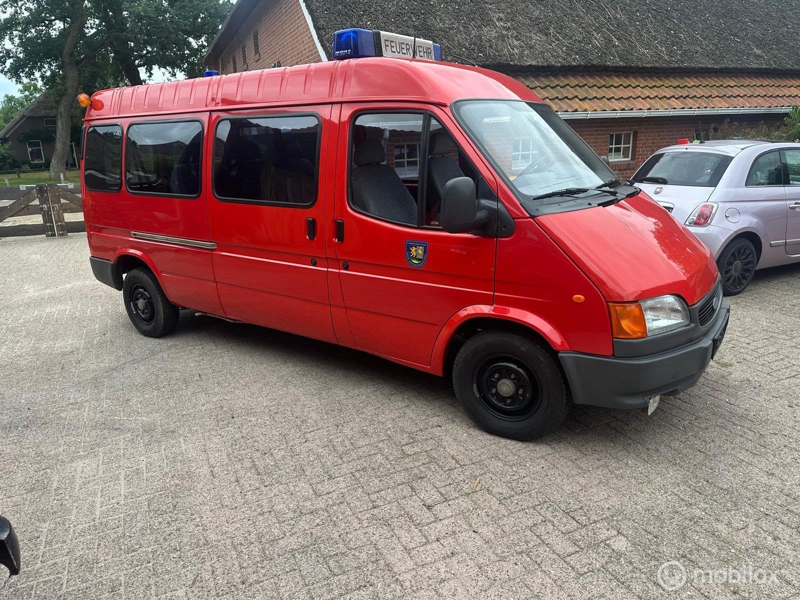Ford Transit 9 persoons benzine brandweer 1997 71300 km, Auto's, Ford, 1998 cc, Gebruikt, Bedrijf, Handgeschakeld