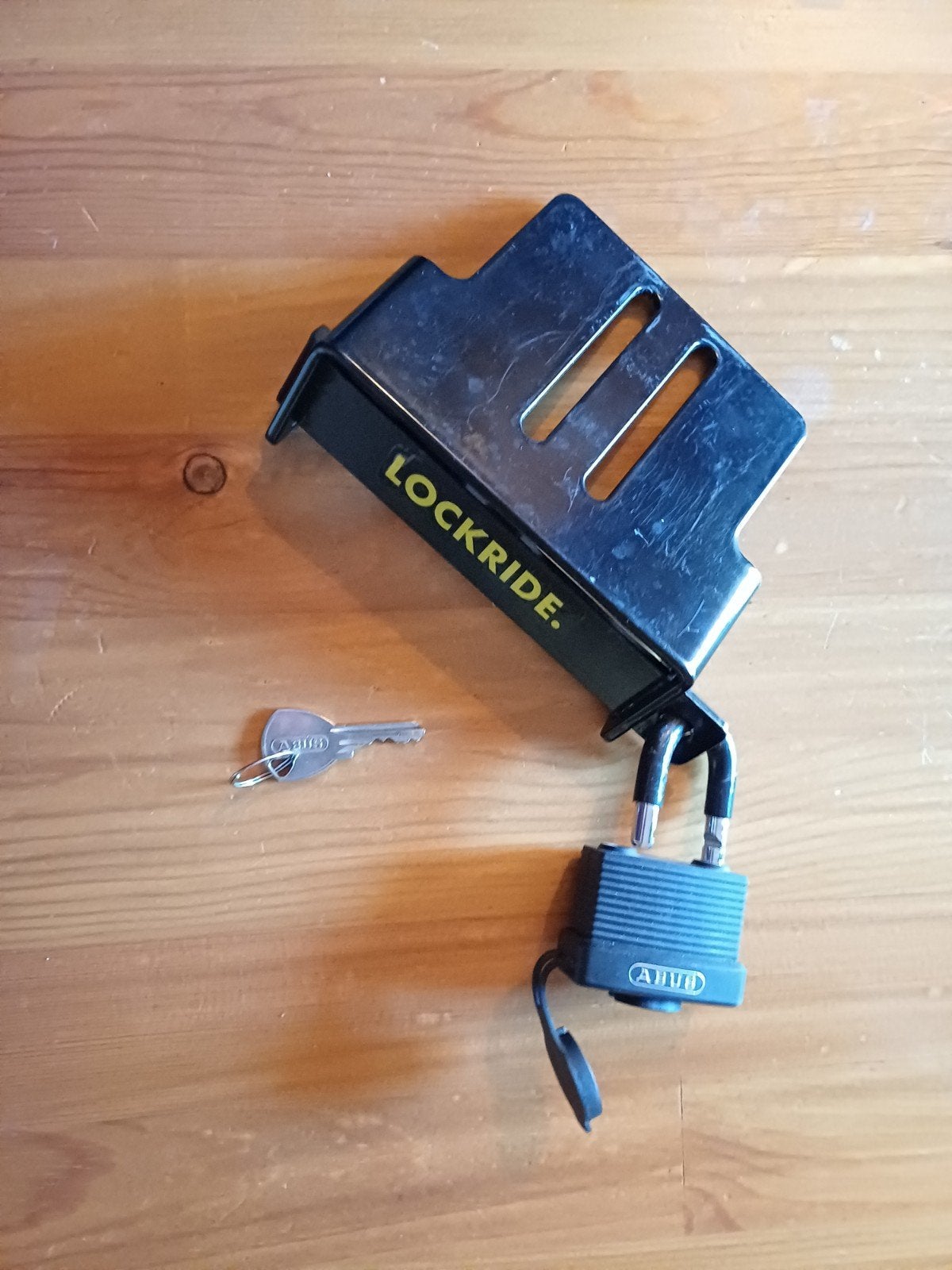 Lockride Accuslot + Abus hangslot voor Bosch Powerpack, Ophalen of Verzenden, Gebruikt