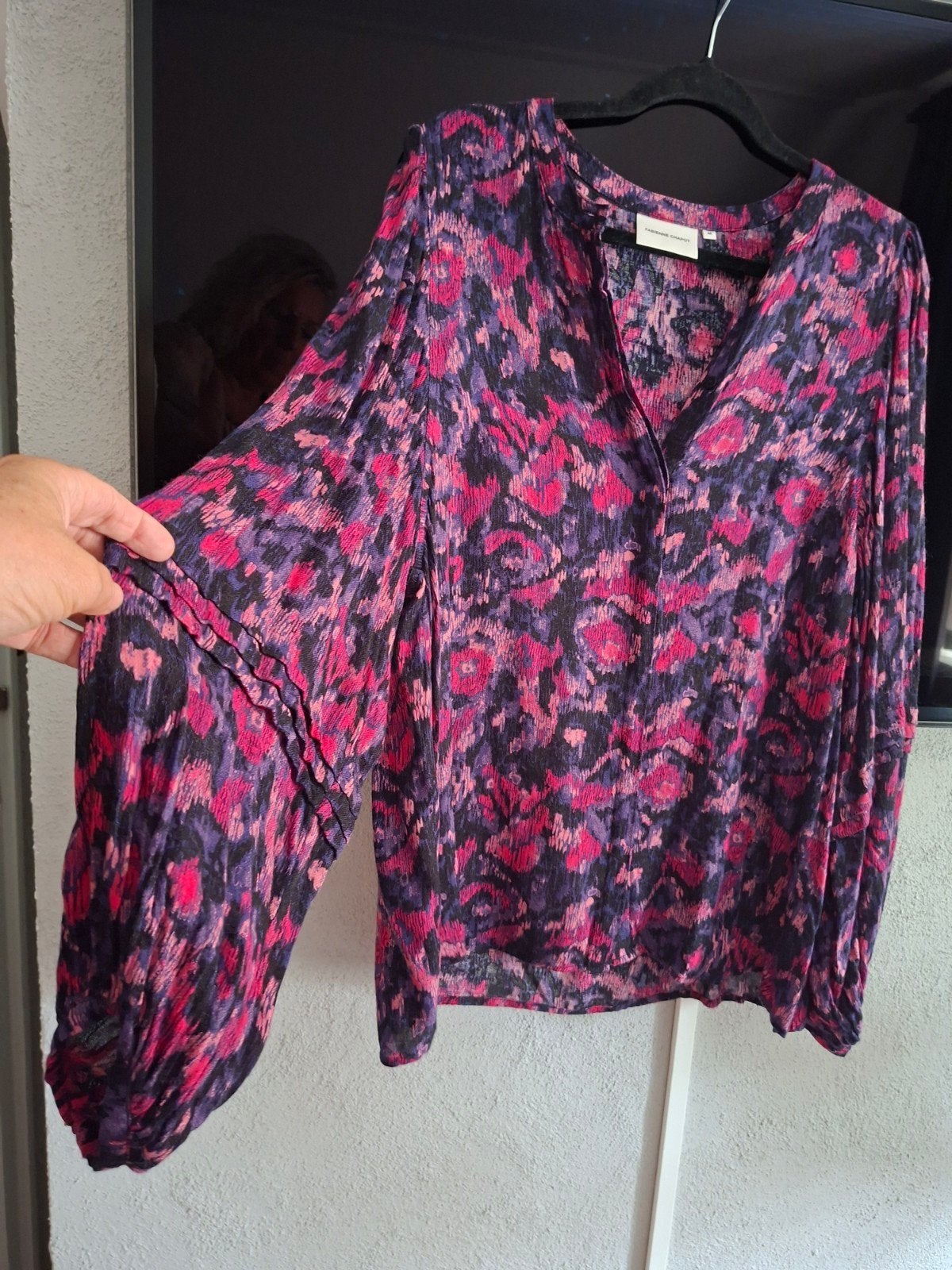 blouse 44 fabienne chapot, Kleding | Dames, Blouses en Tunieken, Zwart, Maat 42/44 (L), Ophalen of Verzenden, Zo goed als nieuw