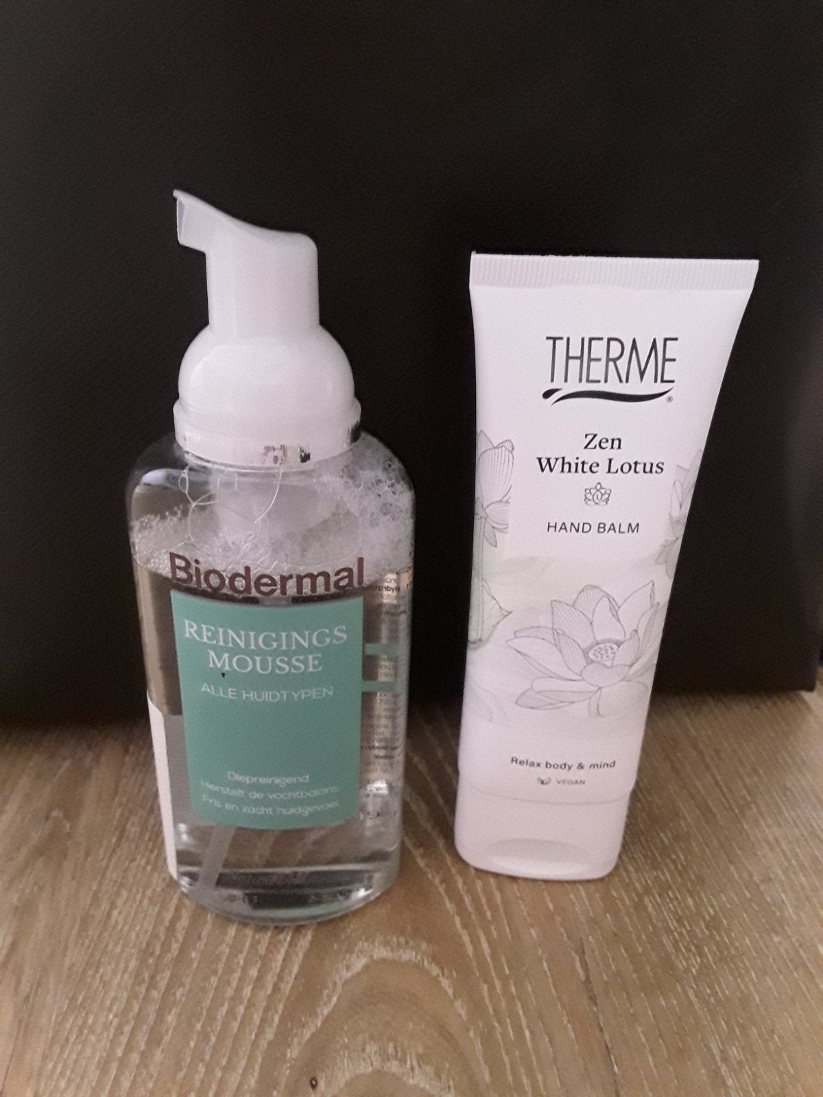 Biodermal Reinigingsmousse & Therme Handbalsem, Ophalen of Verzenden, Nieuw, Gehele gezicht, Verzorging