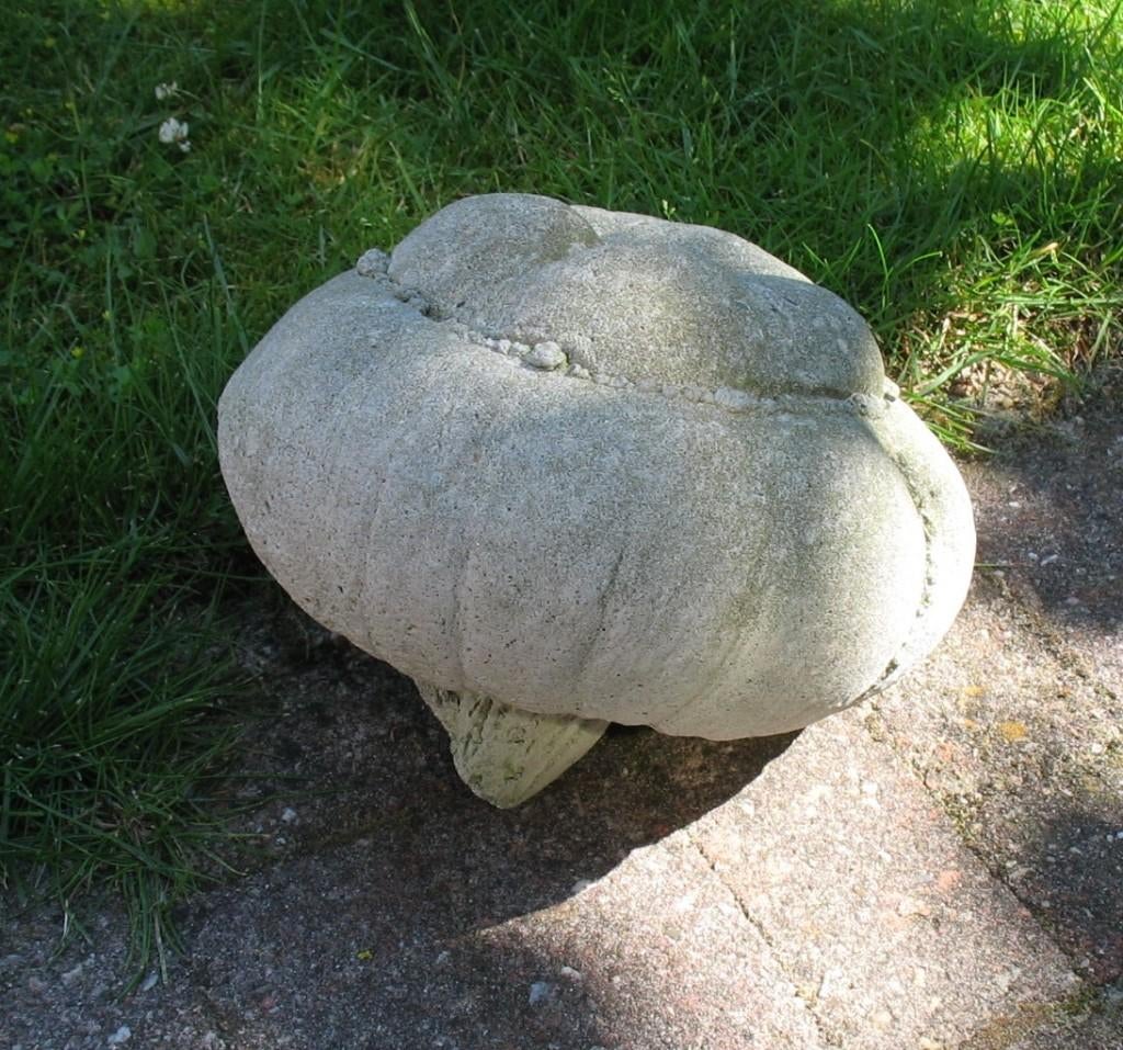 Tuinbeeldje - model pompoen, Ophalen, Zo goed als nieuw, Beton, Overige typen
