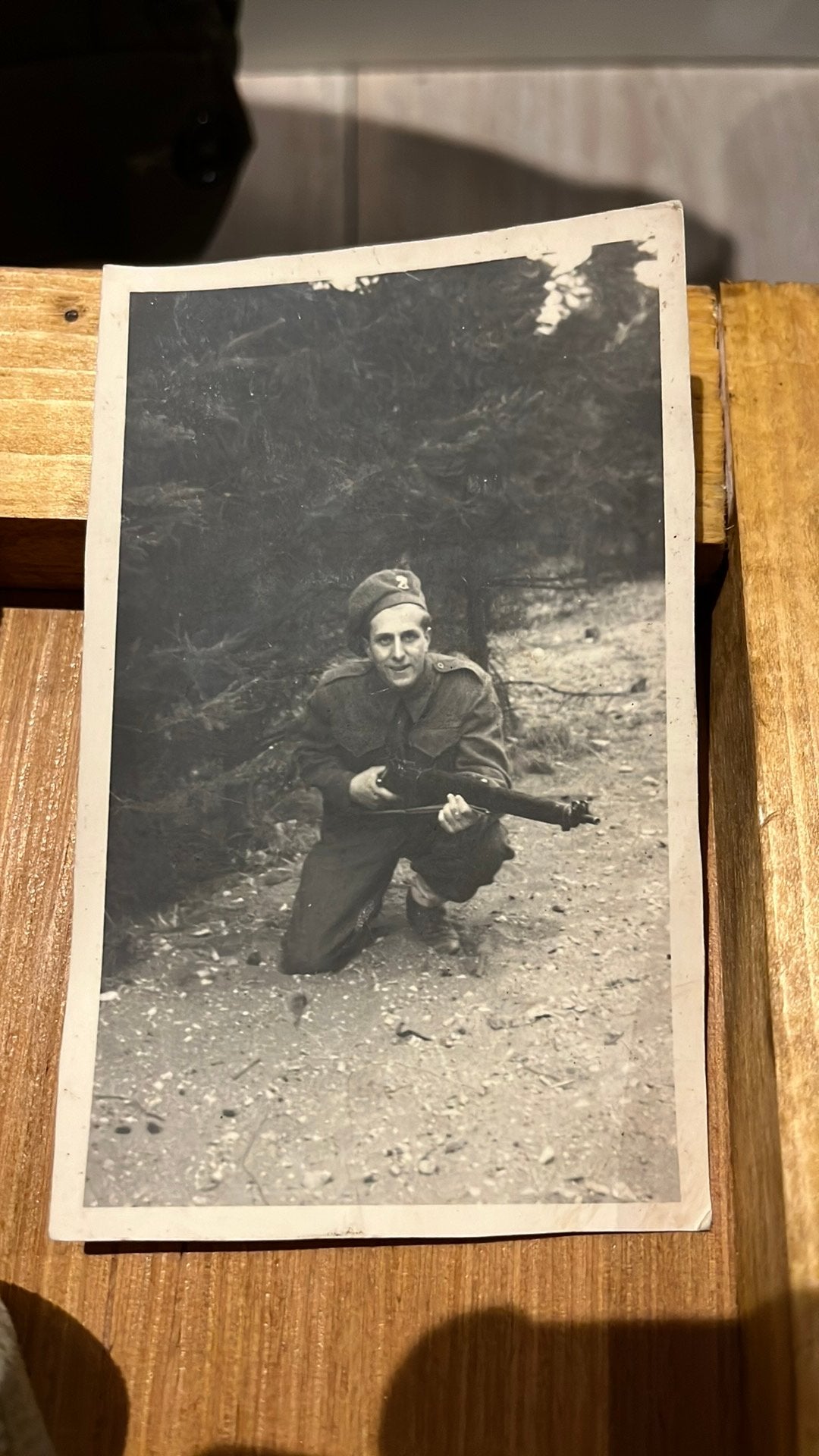 Foto soldaat in oldebroek, Ophalen of Verzenden