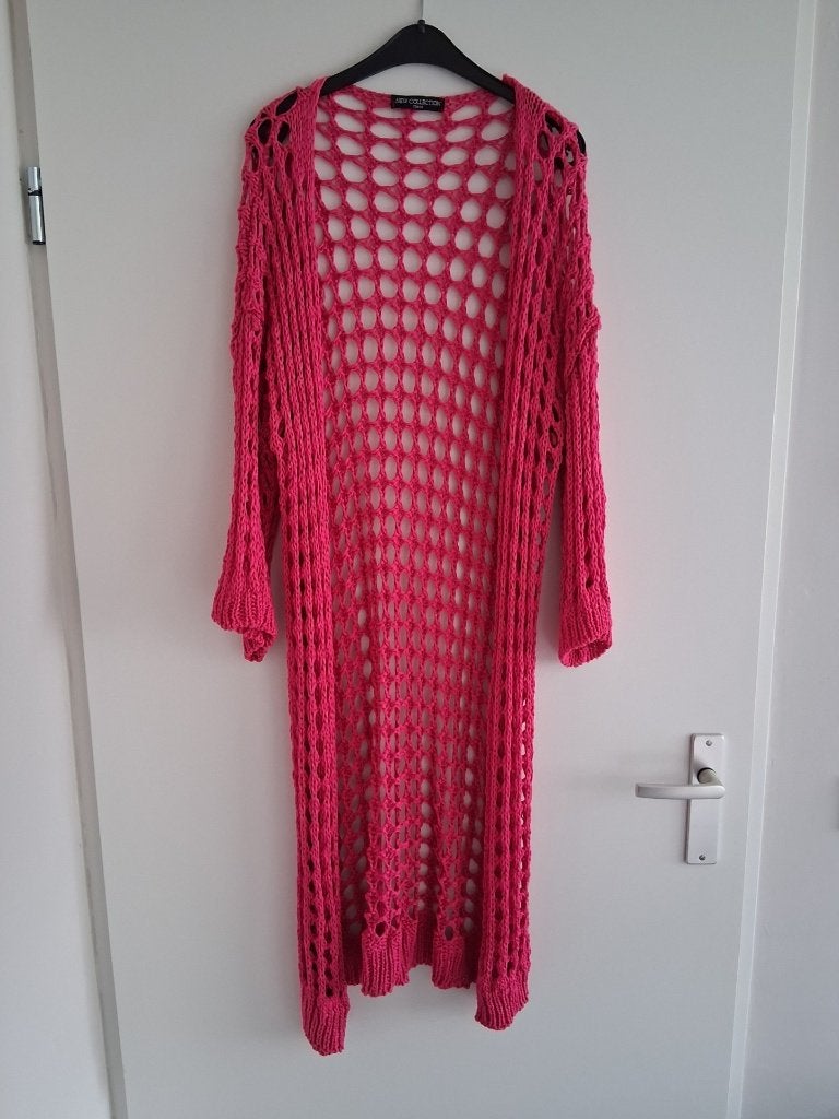 Lang roze vest maat XL, Ophalen of Verzenden, Nieuw, Maat 46/48 (XL) of groter, Roze