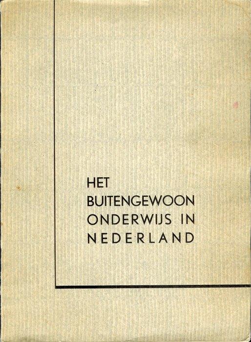 Het buitengewoon onderwijs in Nederland - Gedenkboek voor, Boeken, Ophalen of Verzenden, Gelezen