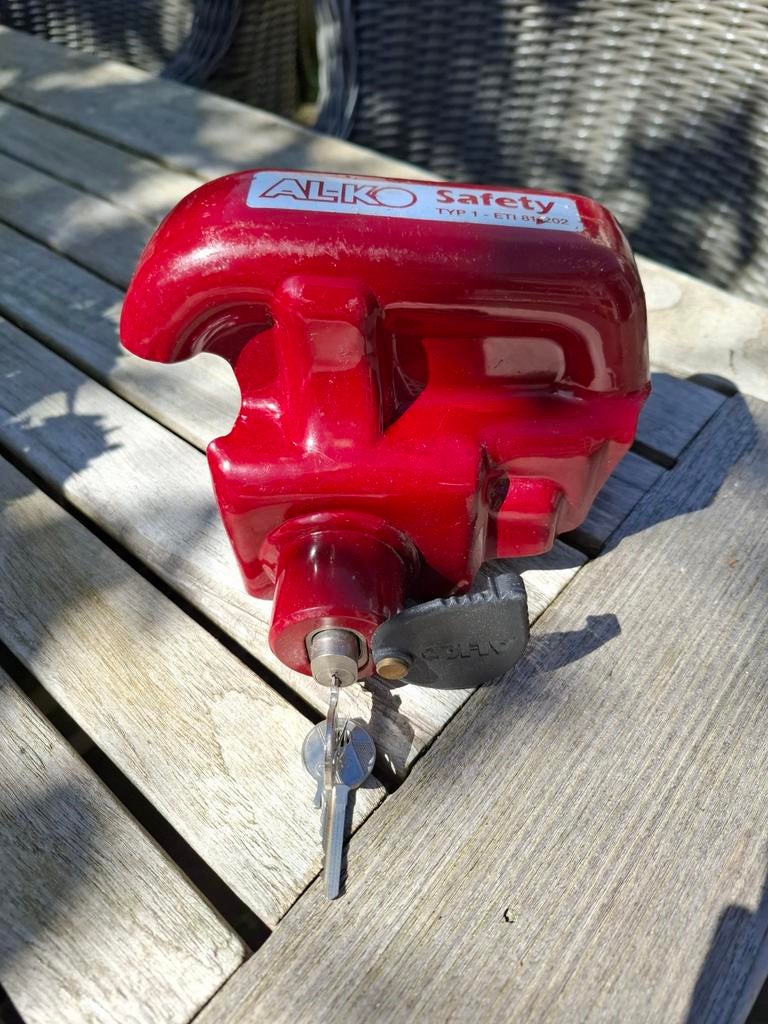 AL-KO Safety Koppeling Slot - Rood (Gebruikt), Caravans en Kamperen, Caravan accessoires, Ophalen, Gebruikt