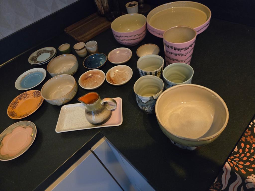 HKliving servies - diverse items, Ophalen, Gebruikt, Keramiek, Overige stijlen