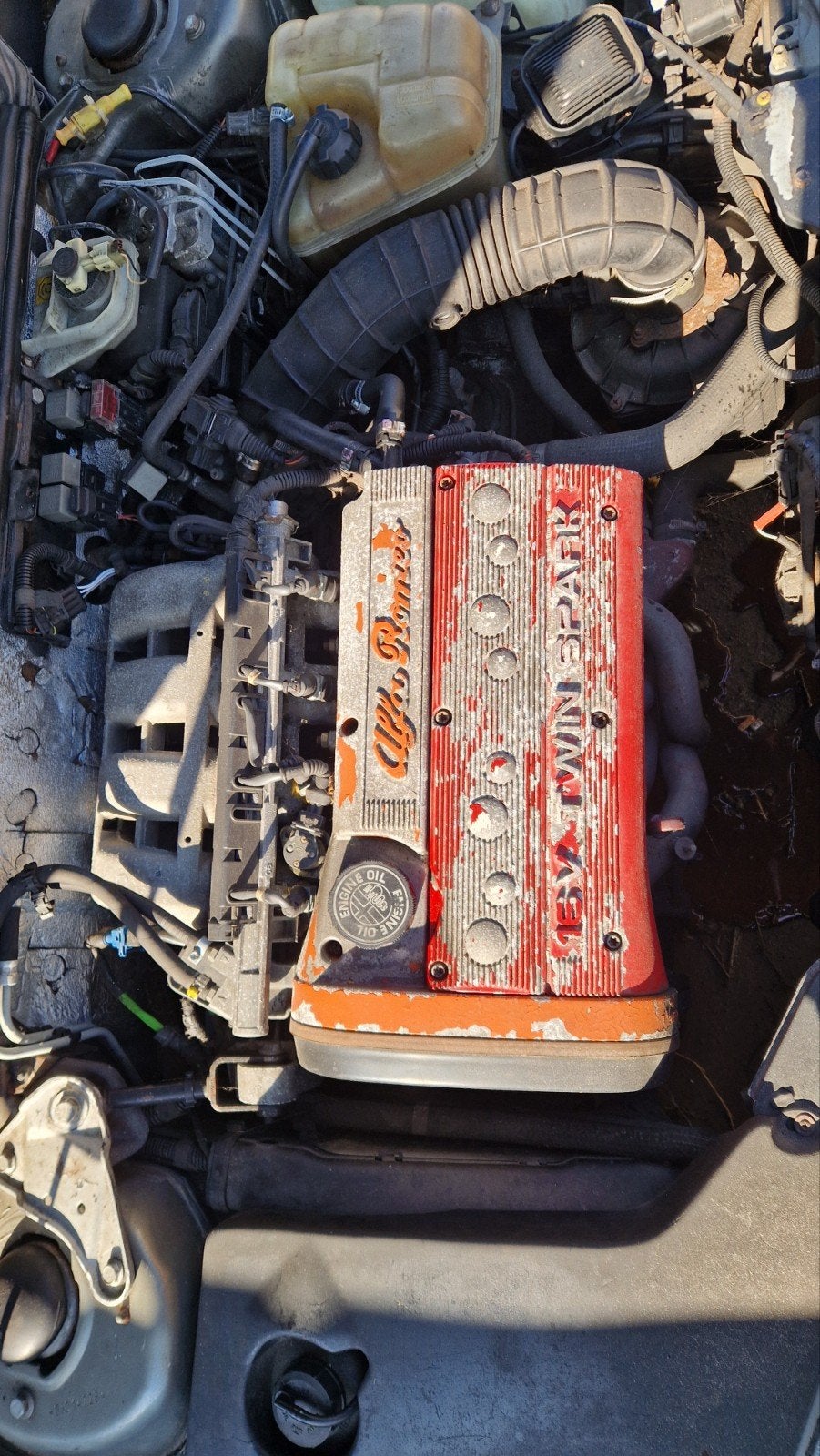 Alfa Romeo 2.0 Twin Spark motor lage kilometers, Ophalen of Verzenden, Gebruikt, Alfa Romeo