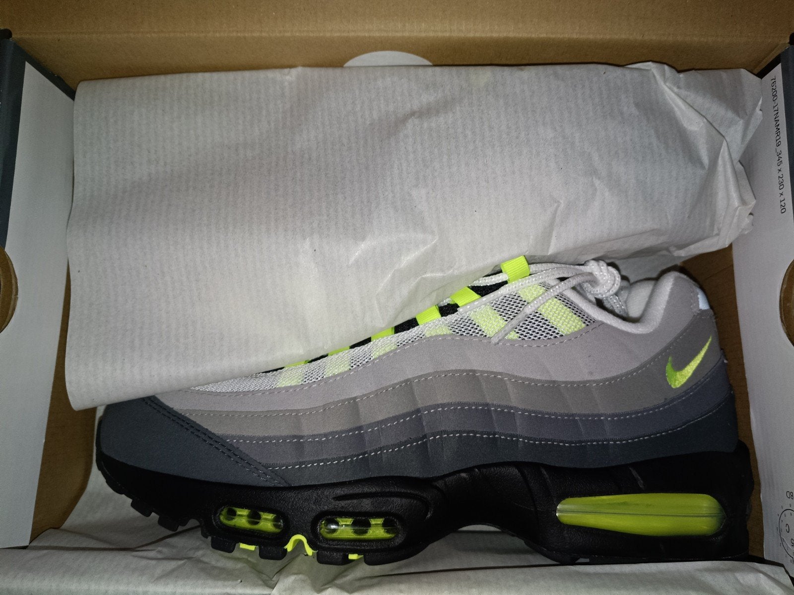 Nike Air Max 95 Neon Big Bubble Nieuw & Orgineel Maat 46, Ophalen of Verzenden, Nieuw