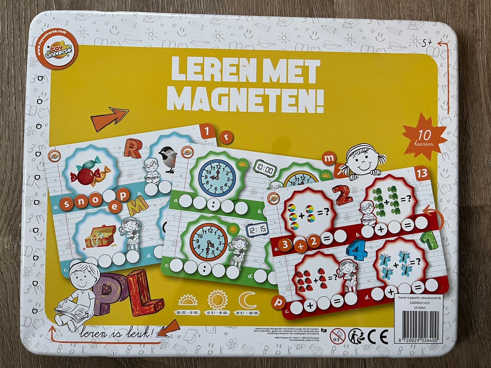 Leren met Magneten Educatief Spel (Toy Universe), Ophalen of Verzenden, Zo goed als nieuw, Taal en Lezen
